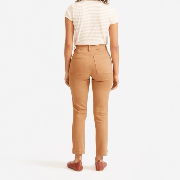 Everlane The Slim Leg Crop Tawny Size 0 - Picture 2 of 8